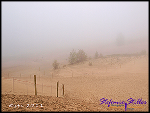 Mount Baldy im Nebel