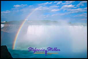 Fälle mit Regenbogen