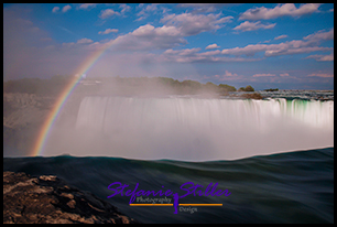 Fälle mit Regenbogen