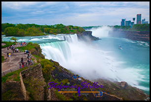 Amerikanische Falls von Observation Deck aus