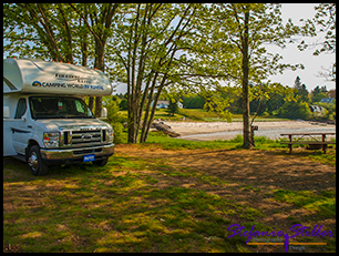 Campground an der Sagahoc Bay