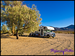 RV bei den Kelso Dunes