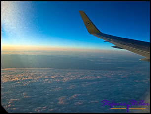 Sunset über den Wolken