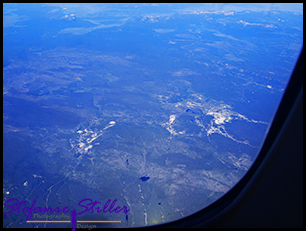 Yellowstone vom Flugzeug aus