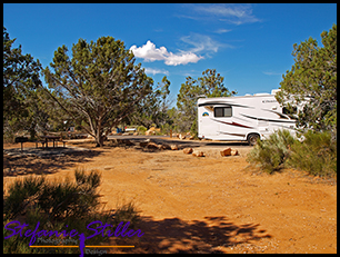 Campsite im Coral Pink Sand Dunes SP