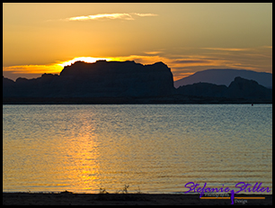 Sunrise am Lake Powell