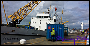 Container laden