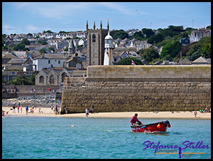 St. Ives vom Meer aus