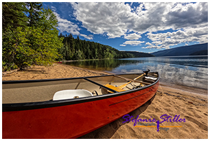 Kanu am Clearwater Lake