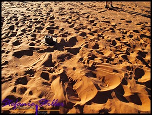 Sandengel mit Hut