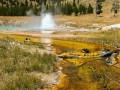 Imperial Geyser mit Abfluß