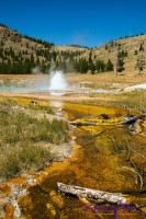 Imperial Geyser mit Abfluß