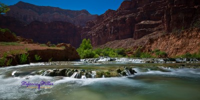 Kaskaden der Navajo Falls