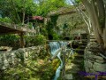 Wasserfall auf der Terrasse