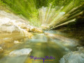 Zoomed long exposure of a stream