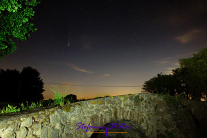 Night scene with Neowise