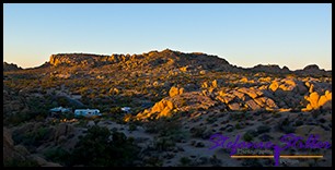 Sonnenaufgang am Campground