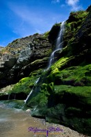 Wasserfall am Tintagle Castle