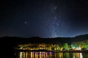 Milky Way über Thassos