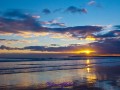 Sonnenuntergang am Strand