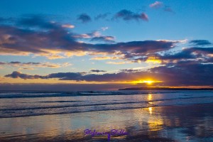 Sonnenuntergang am Strand