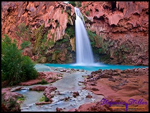 Havasu Falls von unten