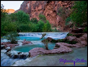 Becken der Havasu Falls Becken der Havasu Falls