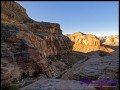 Die Sonne erreicht den Canyon