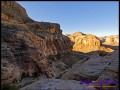 Die Sonne erreicht den Canyon