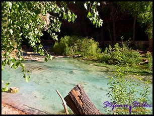 Havasu Creek im Sonnenlicht