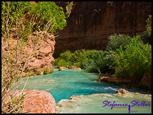 Abfluss der Havasu Falls