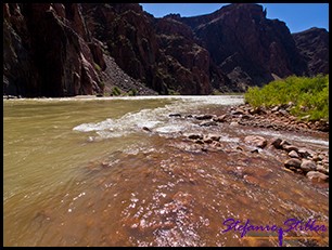 Confluence Bright Angel Creek und Colorado