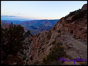 Abstieg über South Kaibab Trail Abstieg über South Kaibab Trail