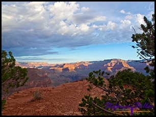 Abstieg über South Kaibab Trail Abstieg über South Kaibab Trail