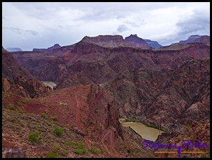 Abstieg über South Kaibab Trail Abstieg über South Kaibab Trail