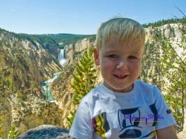 Kinderportrait vor Lower Falls