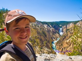 Kinderportrait vor Lower Falls