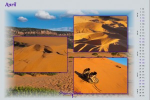 Kalender Sand - April