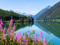 Duffey Lake mit Spiegelung