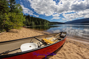 Canoe at Clearwater Lake